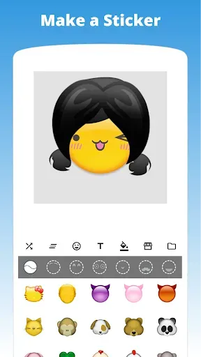 Скриншот 1 — Emoji Studio - Sticker Maker