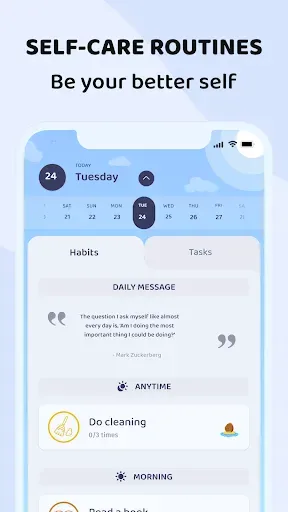 Скриншот 2 — Rabit: Habit Tracker & Planner