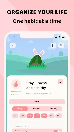 Скриншот 3 — Rabit: Habit Tracker & Planner