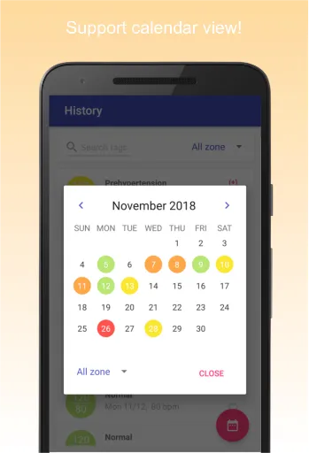 Скриншот 3 — Blood Pressure Diary