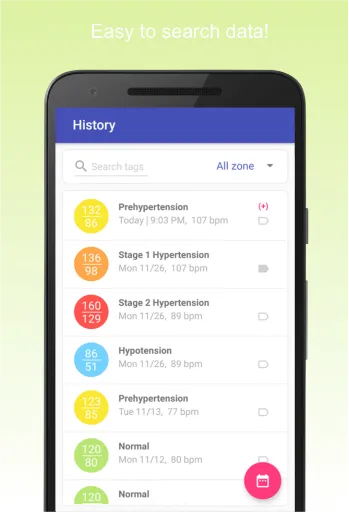 Скриншот 5 — Blood Pressure Diary