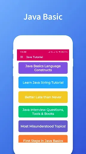 Скриншот 1 — Java Tutorial