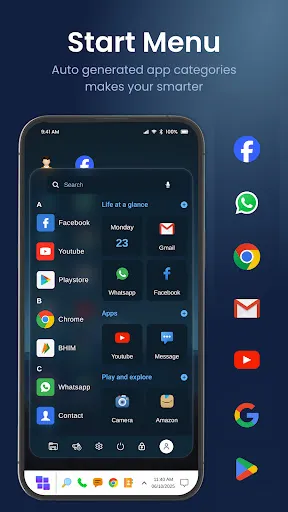 Скриншот 4 — Launcher for Desktop Look