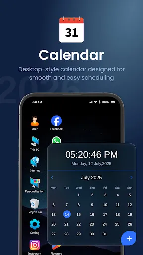 Скриншот 6 — Launcher for Desktop Look