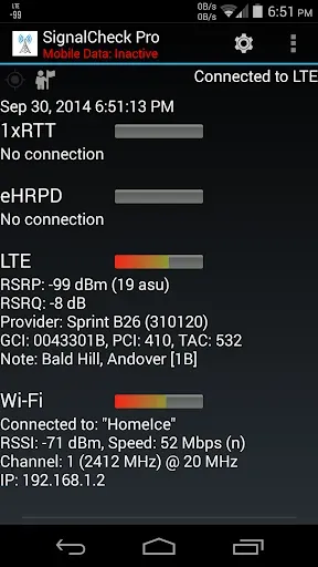 Скриншот 2 — SignalCheck Pro