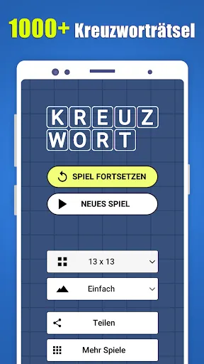 Скриншот 3 — Kreuzworträtsel Deutsch Rätsel