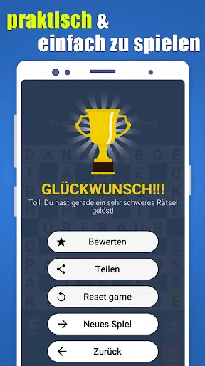 Скриншот 5 — Kreuzworträtsel Deutsch Rätsel