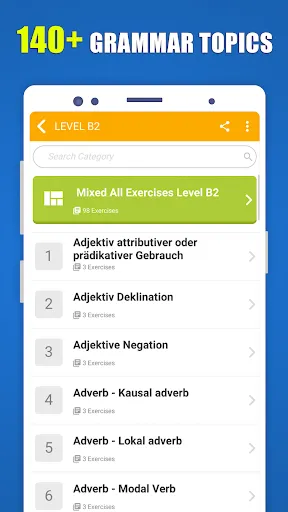 Скриншот 3 — Deutsch Grammatik A1 A2 B1 B2