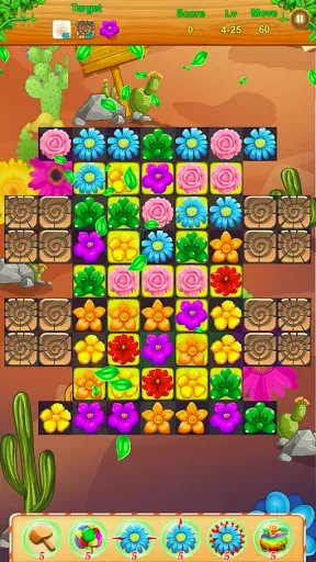Скриншот 4 — Flowers Blast 2023