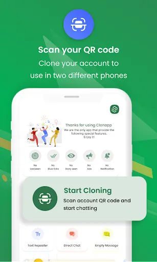 Скриншот 2 — Clonar Messenger-Dual Web Chat