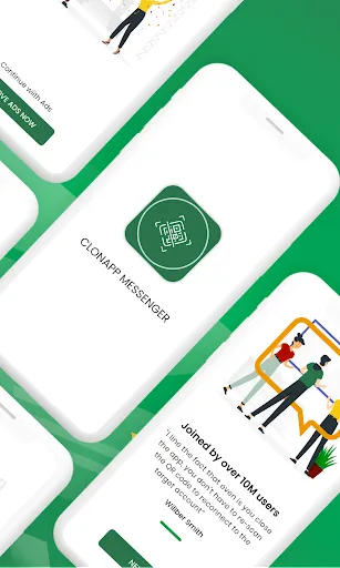 Скриншот 4 — Clonar Messenger-Dual Web Chat