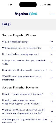 Скриншот 6 — Fingerhut Mobile