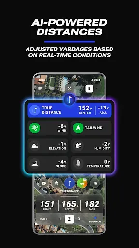Скриншот 4 — Blue Tees GAME: AI Golf GPS
