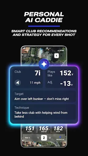 Скриншот 6 — Blue Tees GAME: AI Golf GPS