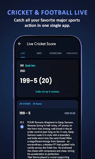 Скриншот 3 — Live Cricket TV HD Streaming