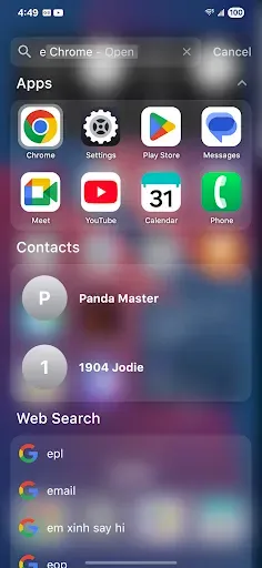 Скриншот 2 — MiniPhone Launcher