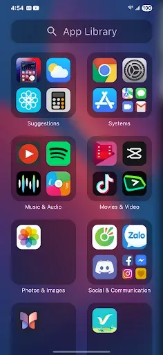 Скриншот 3 — MiniPhone Launcher