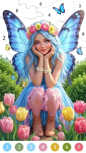 Скриншот 1 — Fantasy Color: Dream Wings
