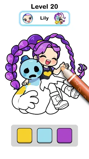 Скриншот 5 — Bobby Monster: Coloring ASMR
