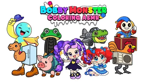 Скриншот 6 — Bobby Monster: Coloring ASMR