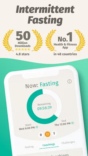 Скриншот 1 — BodyFast Прерывистое голодание