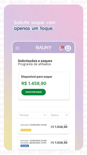 Скриншот 3 — Bauny - Programa de afiliados