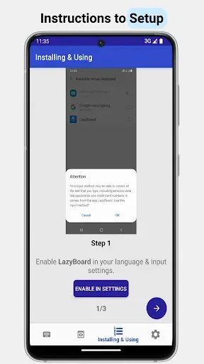 Скриншот 5 — Lazyboard - фраза клавиатуры.