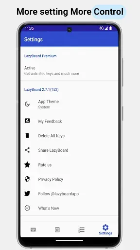 Скриншот 6 — Lazyboard - фраза клавиатуры.