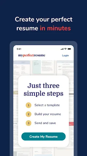 Скриншот 1 — MyPerfectResume Builder