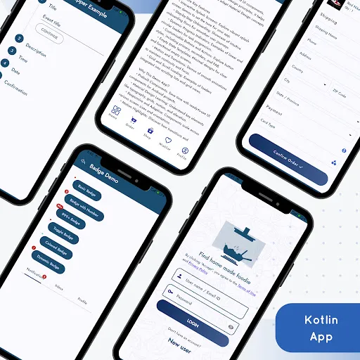 Скриншот 7 — Kotlin Material UIX Template