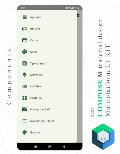 Скриншот 3 — Compose M Multiplatform UI KIT