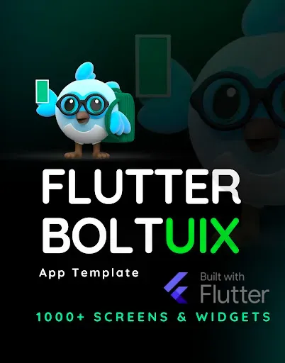 Скриншот 1 — Flutter UI App Template