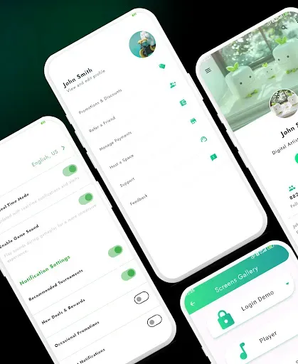 Скриншот 4 — Flutter UI App Template