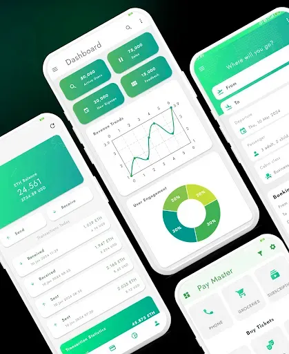 Скриншот 5 — Flutter UI App Template