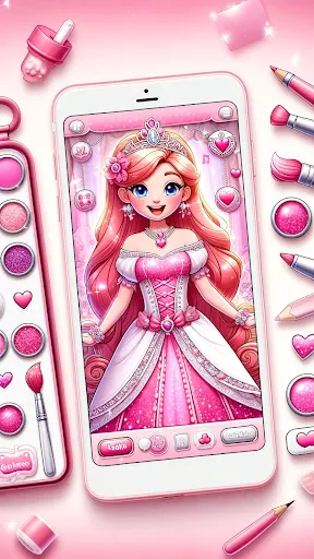 Скриншот 1 — Рисунки : Игры Для Девочек