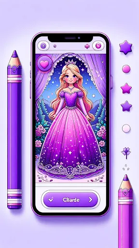 Скриншот 3 — Рисунки : Игры Для Девочек