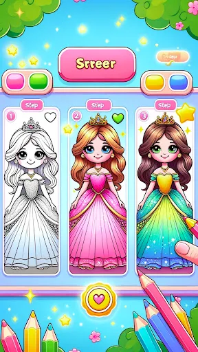 Скриншот 8 — Рисунки : Игры Для Девочек