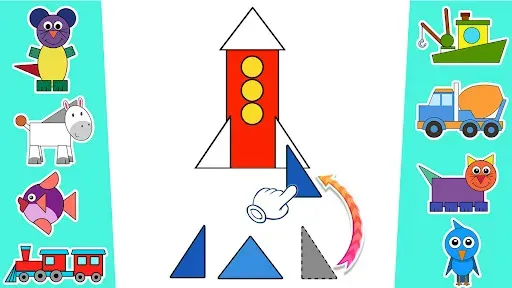Скриншот 5 — Учим цветов и форм : 2 - 5 лет