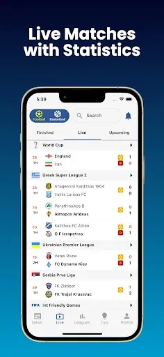 Скриншот 2 — BX Score - sports score