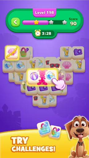 Скриншот 5 — Tile Tap Master: Match 3 Tiles