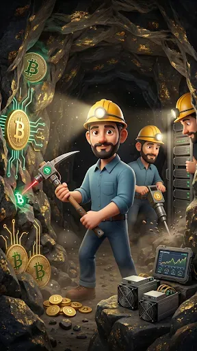 Скриншот 1 — Crypto Tycoon: GPU Empire