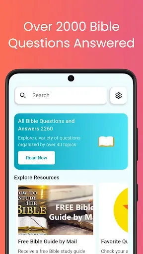 Скриншот 1 — Bible Questions & Answers FAQ