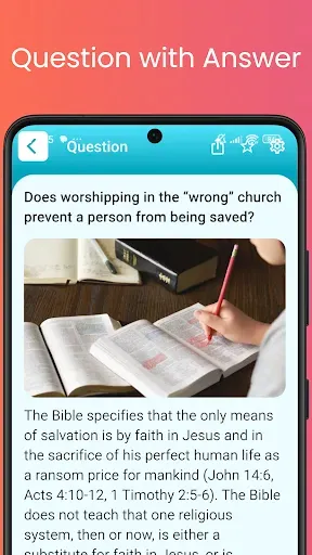 Скриншот 5 — Bible Questions & Answers FAQ