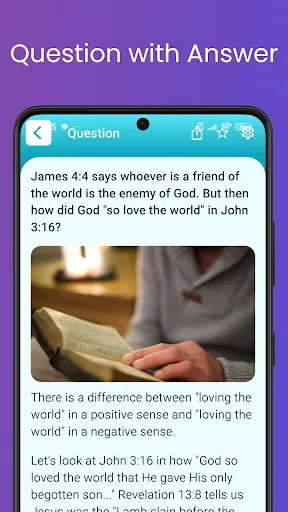Скриншот 6 — Bible Questions & Answers FAQ