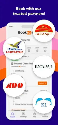 Скриншот 3 — Bookaway: Bus Train & Ferry