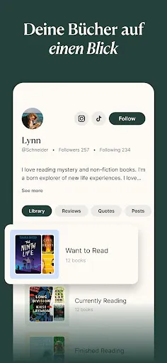 Скриншот 8 — bookie – Tracke deine Bücher