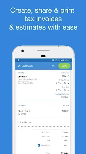 Скриншот 2 — GST Invoice Billing Inventory