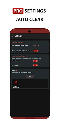 Скриншот 5 — Game Booster Fire GFX- Fix Lag