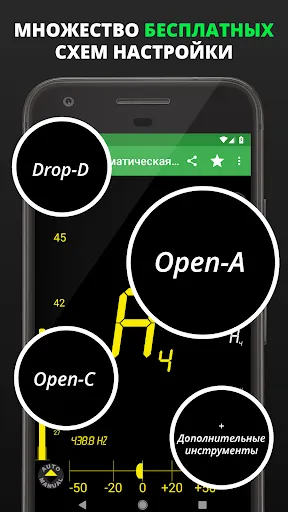 Скриншот 4 — DaTuner: тюнеры и метрономы
