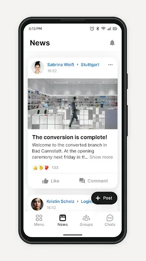 Скриншот 1 — My Bosch App for Employees